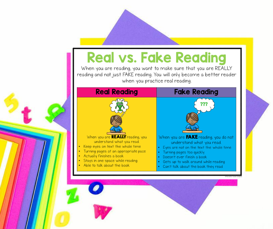 mini lessons: real vs. fake reading