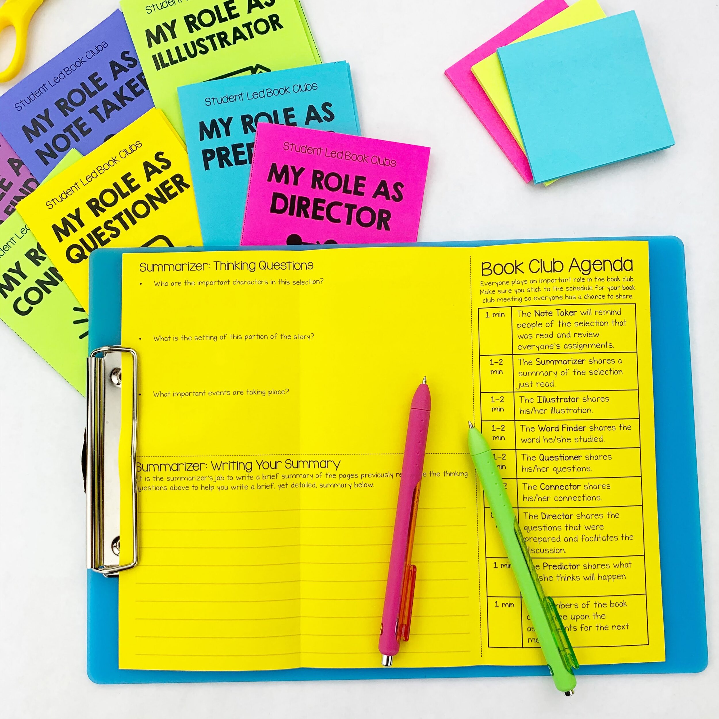 Book clubs in the classroom: Graphic Organizers