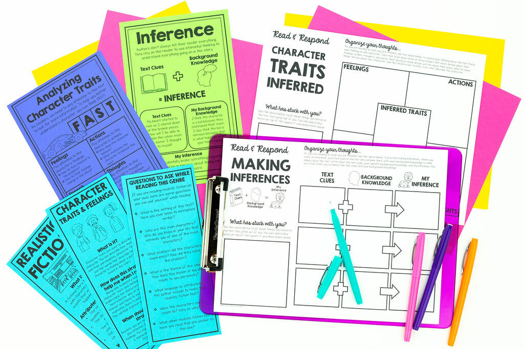 Lesson materials for how to teach making inferences
