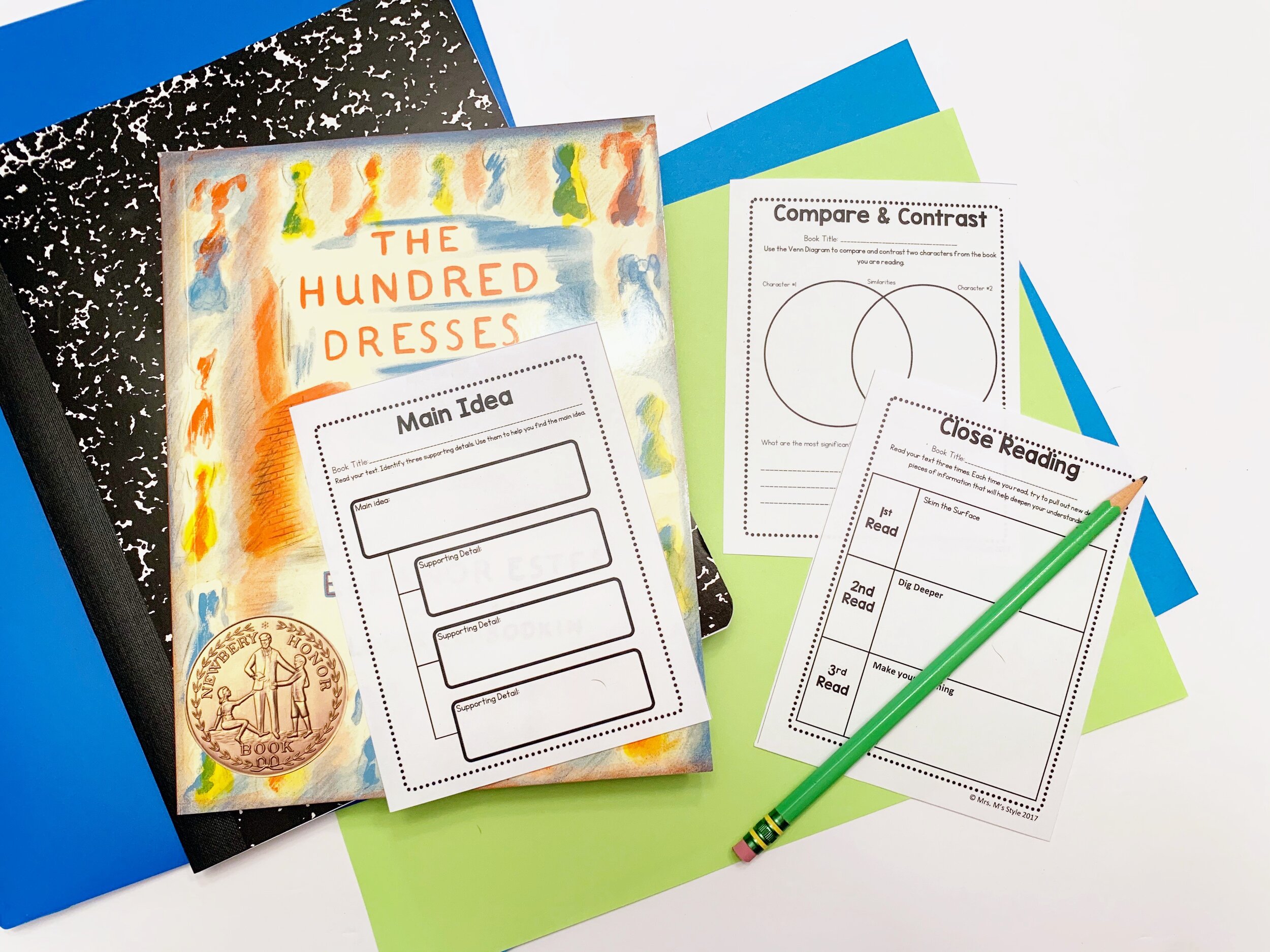 Mini Reading Graphic Organizers.JPG