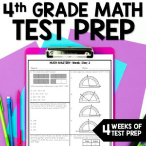 4th Grade Math Spiral Review-Test Prep - Stellar Teaching Co.